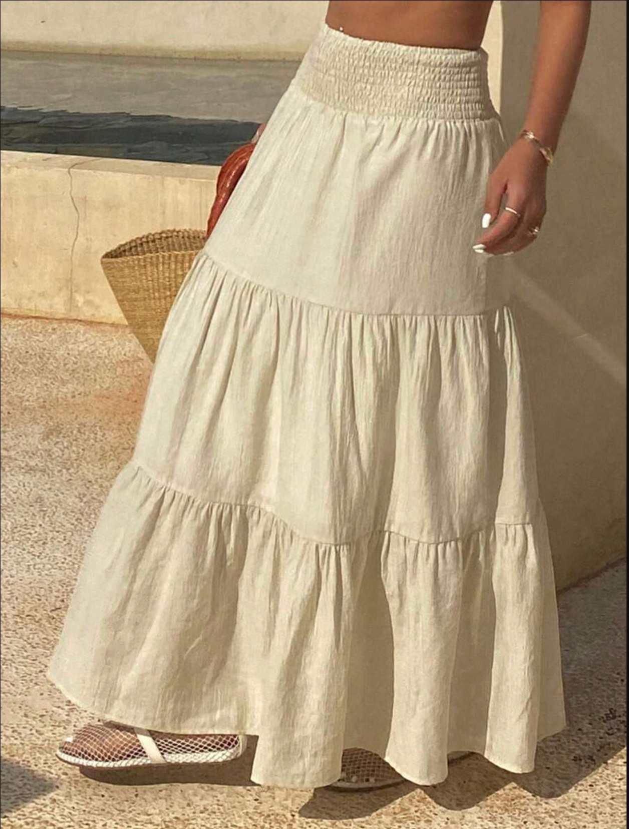 Falda Peplum Bohemia de Verano