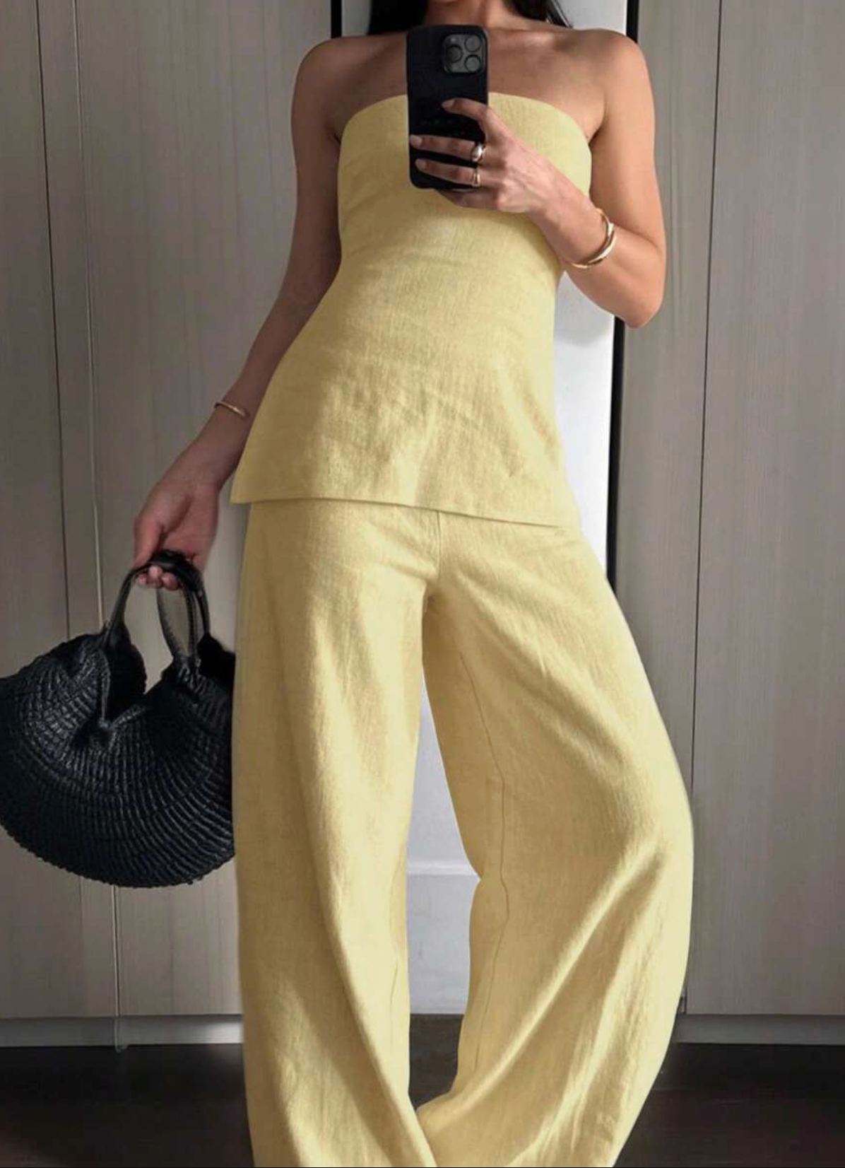Conjunto Élégance – Top Tubo y Pantalón