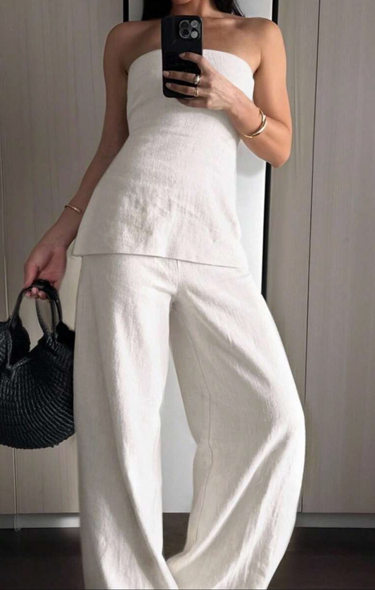 Conjunto Élégance – Top Tubo y Pantalón