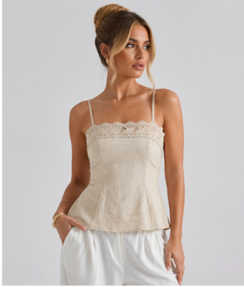 Top Siren Lace – Elegancia Francesa