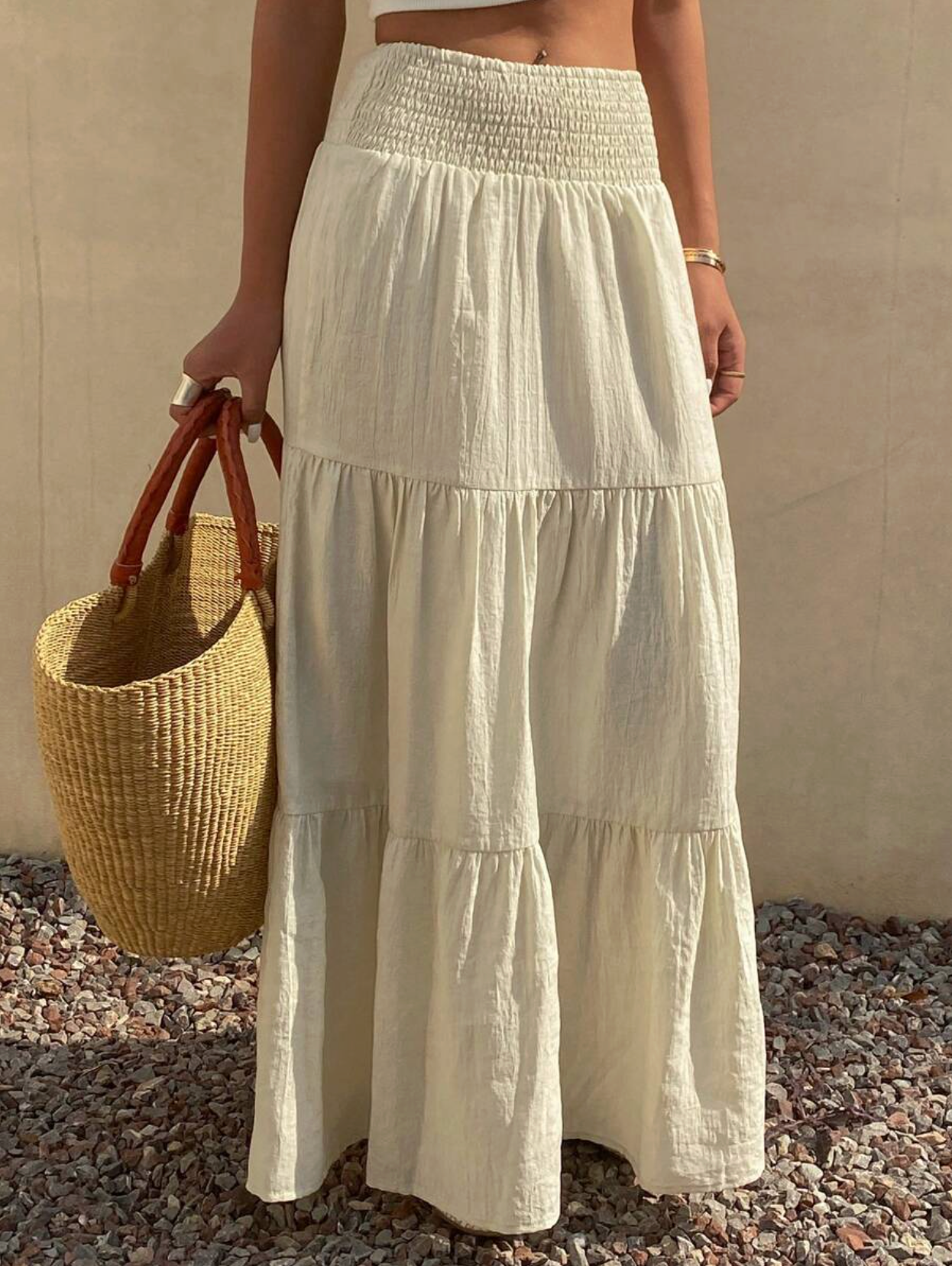 Falda Peplum Bohemia de Verano
