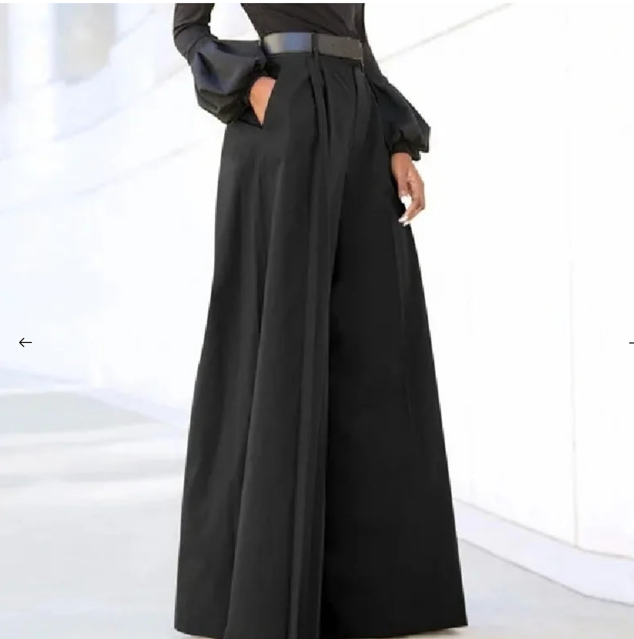 PANTALONES DE PATA ANCHA
