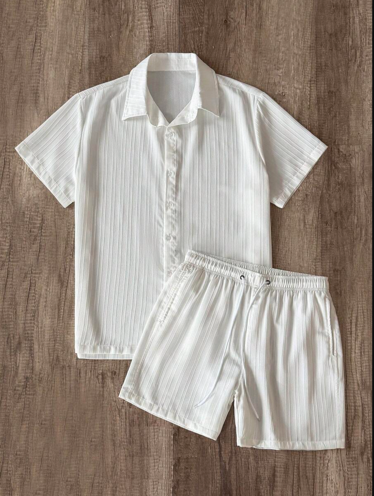 Conjunto Lino Verano Relax de Camisa y Shorts