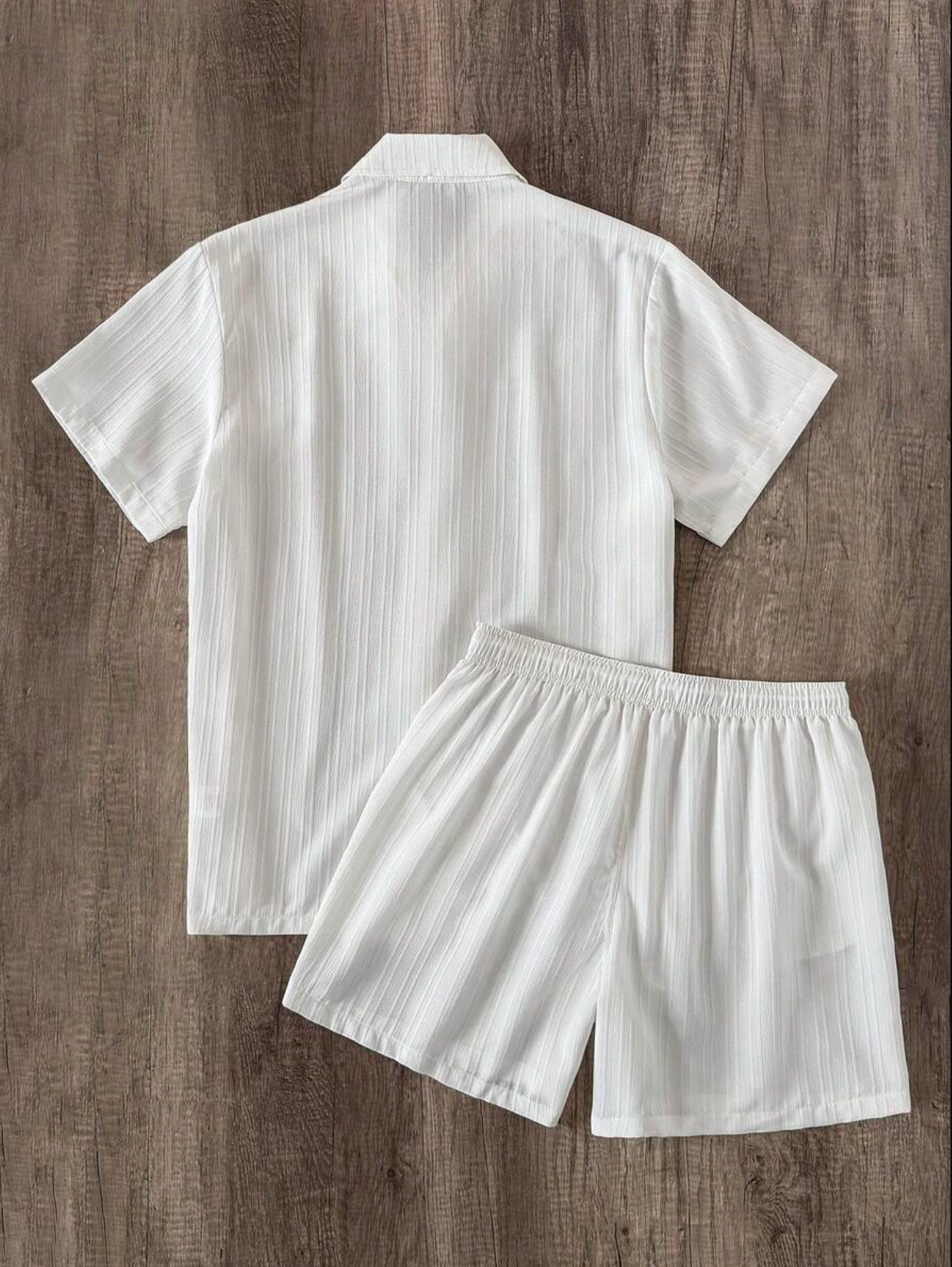 Conjunto Lino Verano Relax de Camisa y Shorts