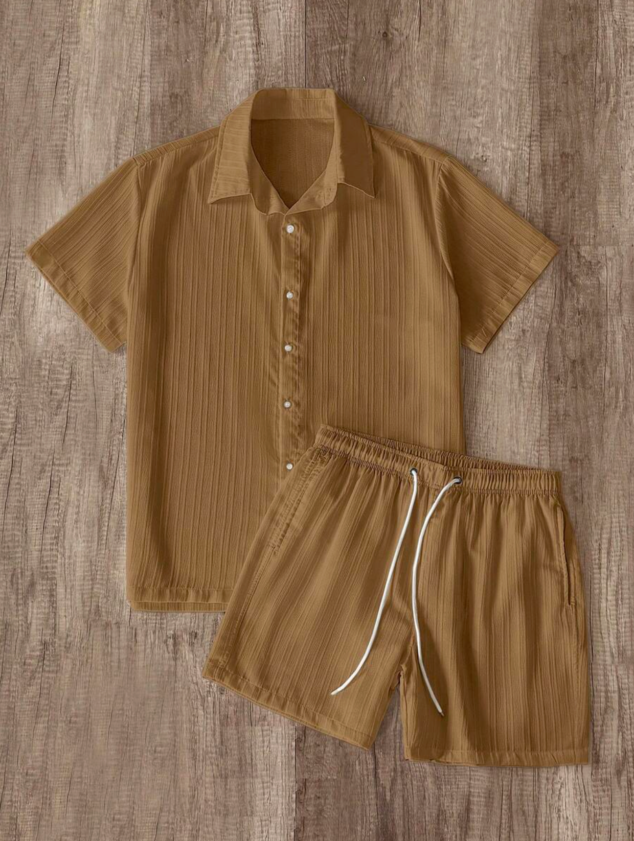 Conjunto Lino Verano Relax de Camisa y Shorts