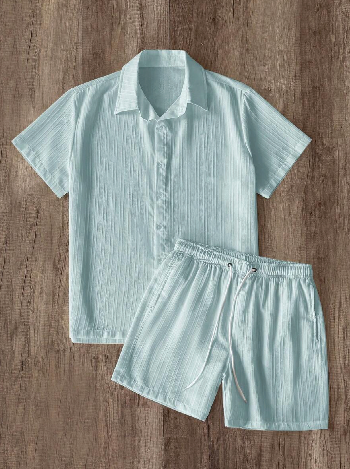 Conjunto Lino Verano Relax de Camisa y Shorts