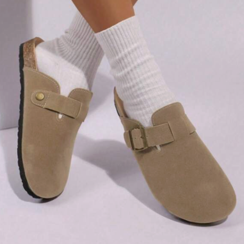 Mules Elegance Hebilla – Suela Gruesa