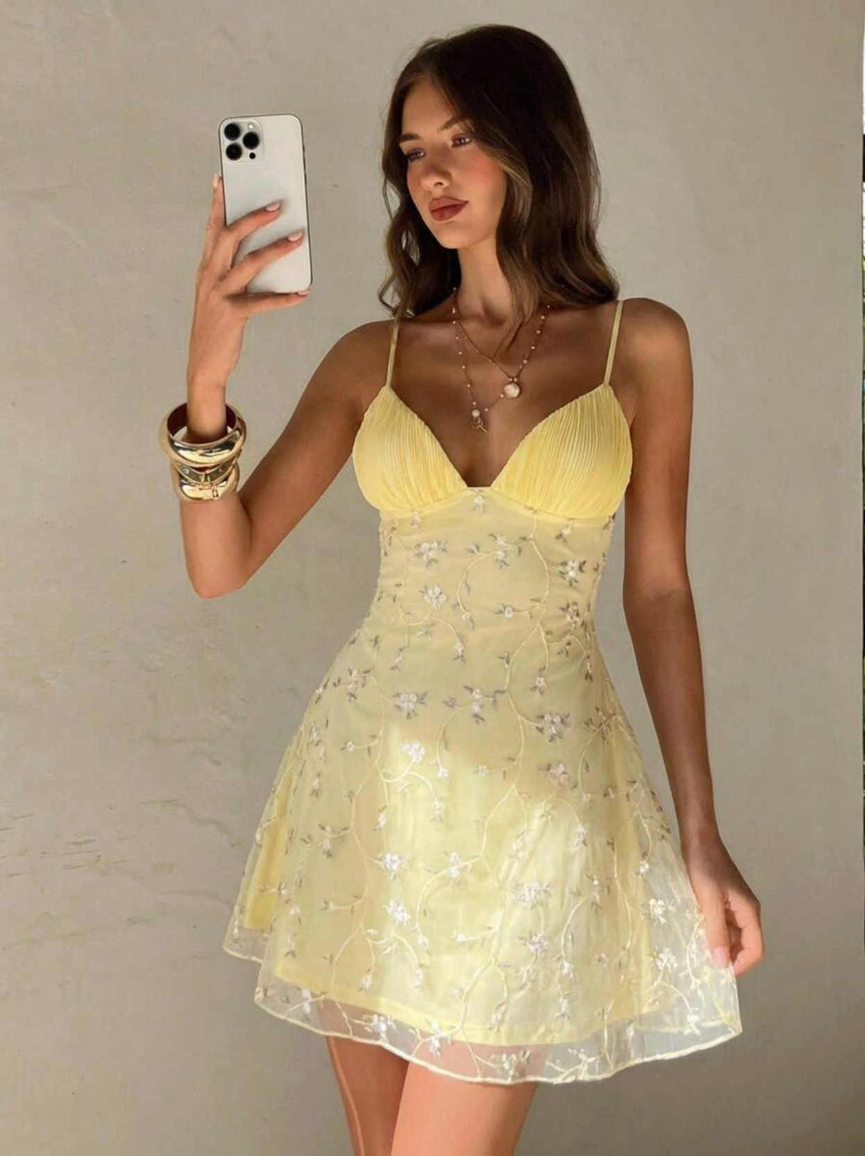 Vestido Mini Elegance Bordado
