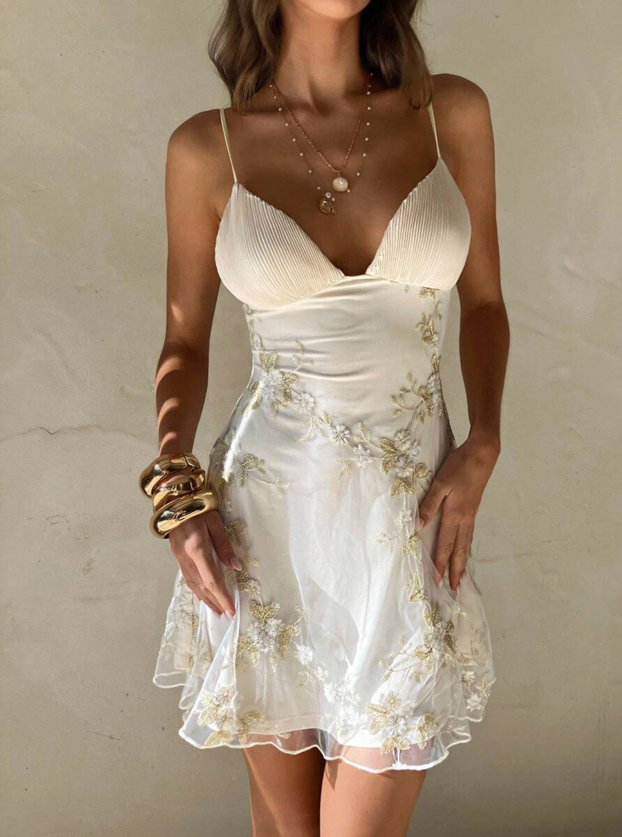 Vestido Mini Elegance Bordado