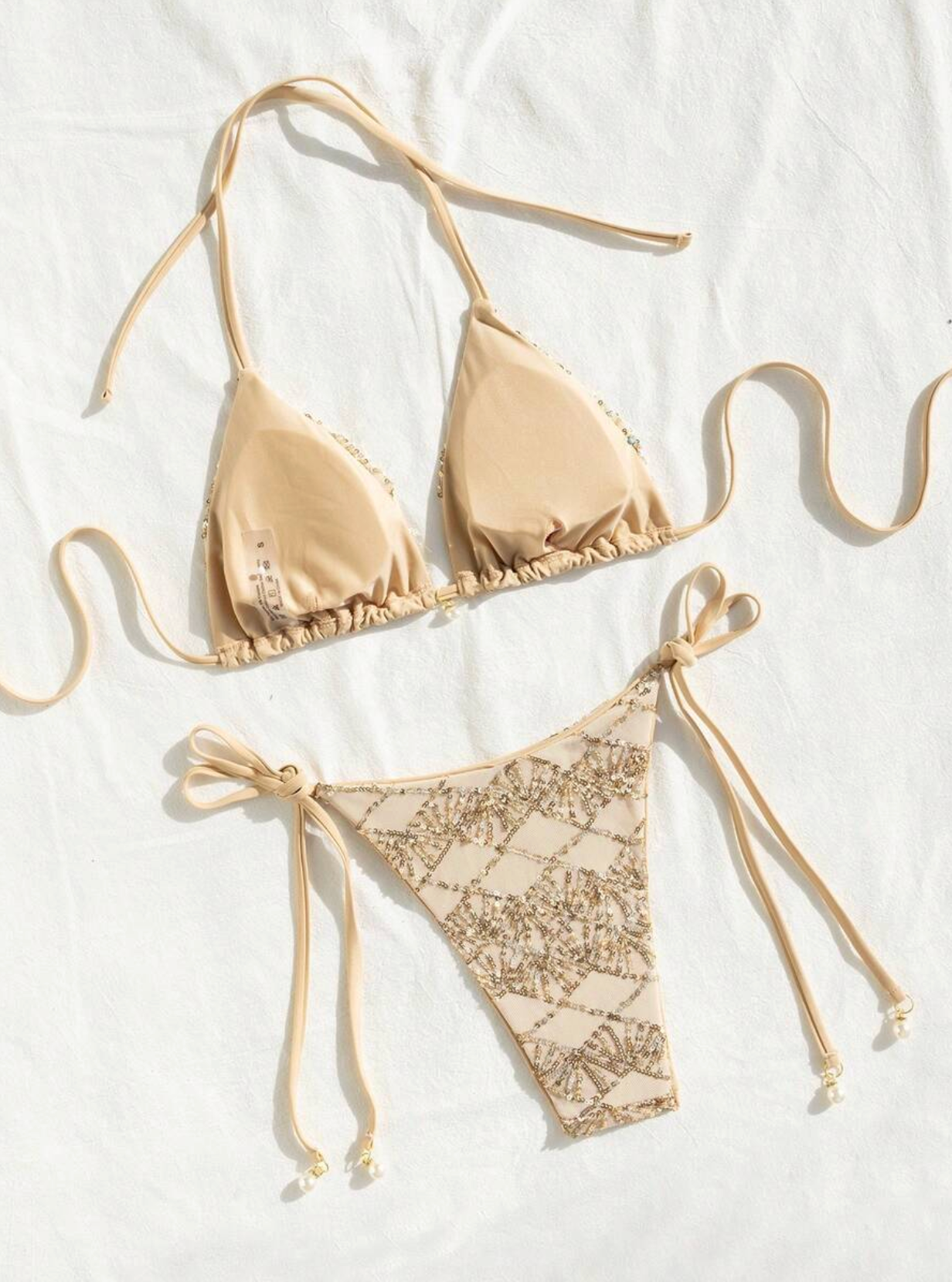 Bikini Perla Shine – Conjunto Triángulo