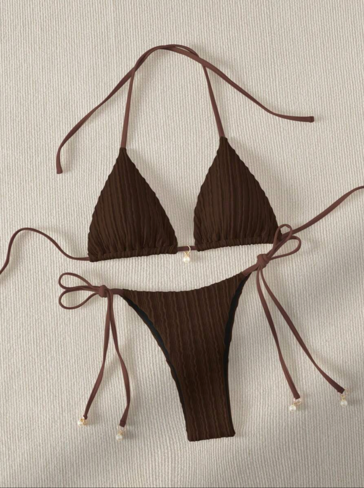 Bikini Perla Shine – Conjunto Triángulo