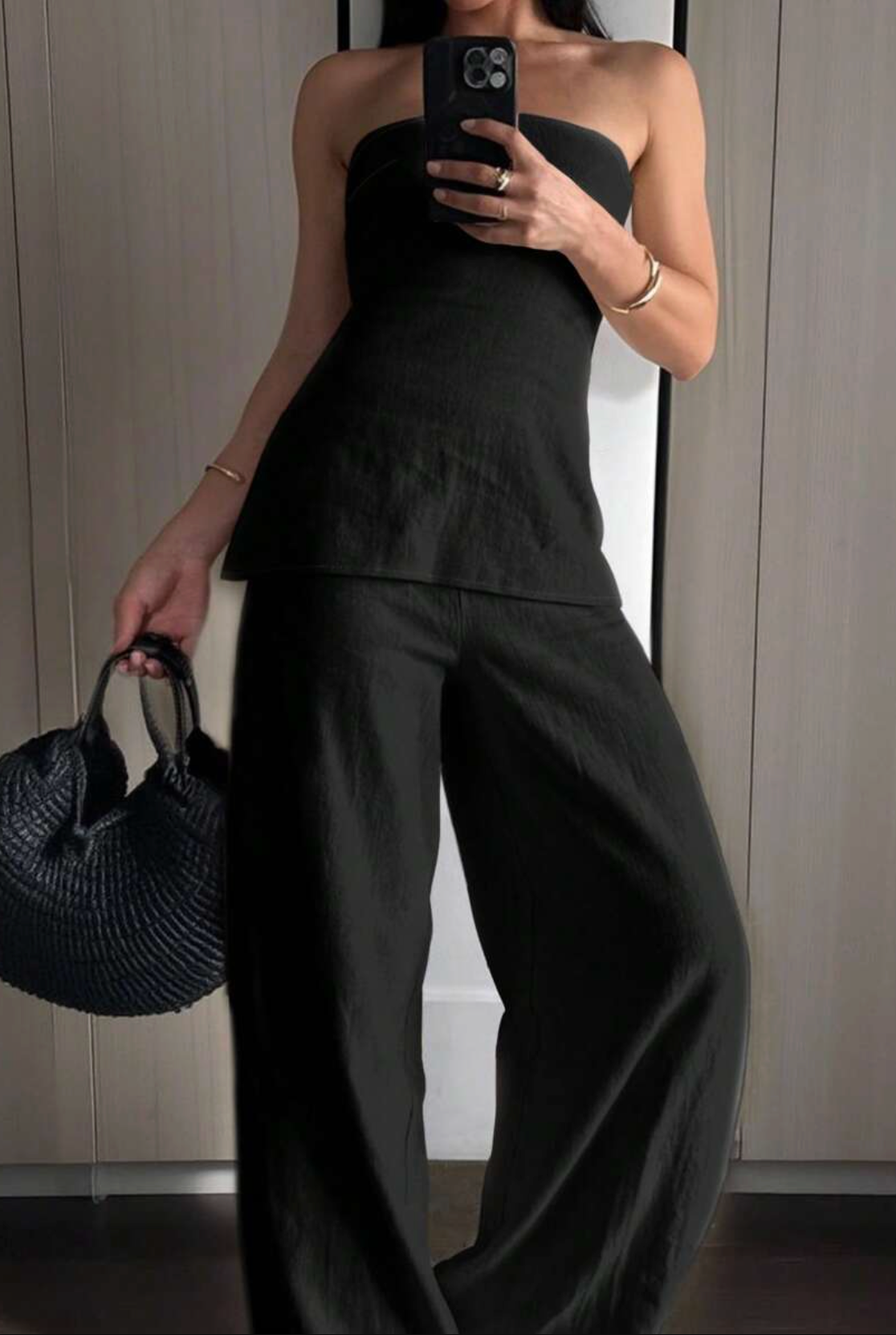 Conjunto Élégance – Top Tubo y Pantalón