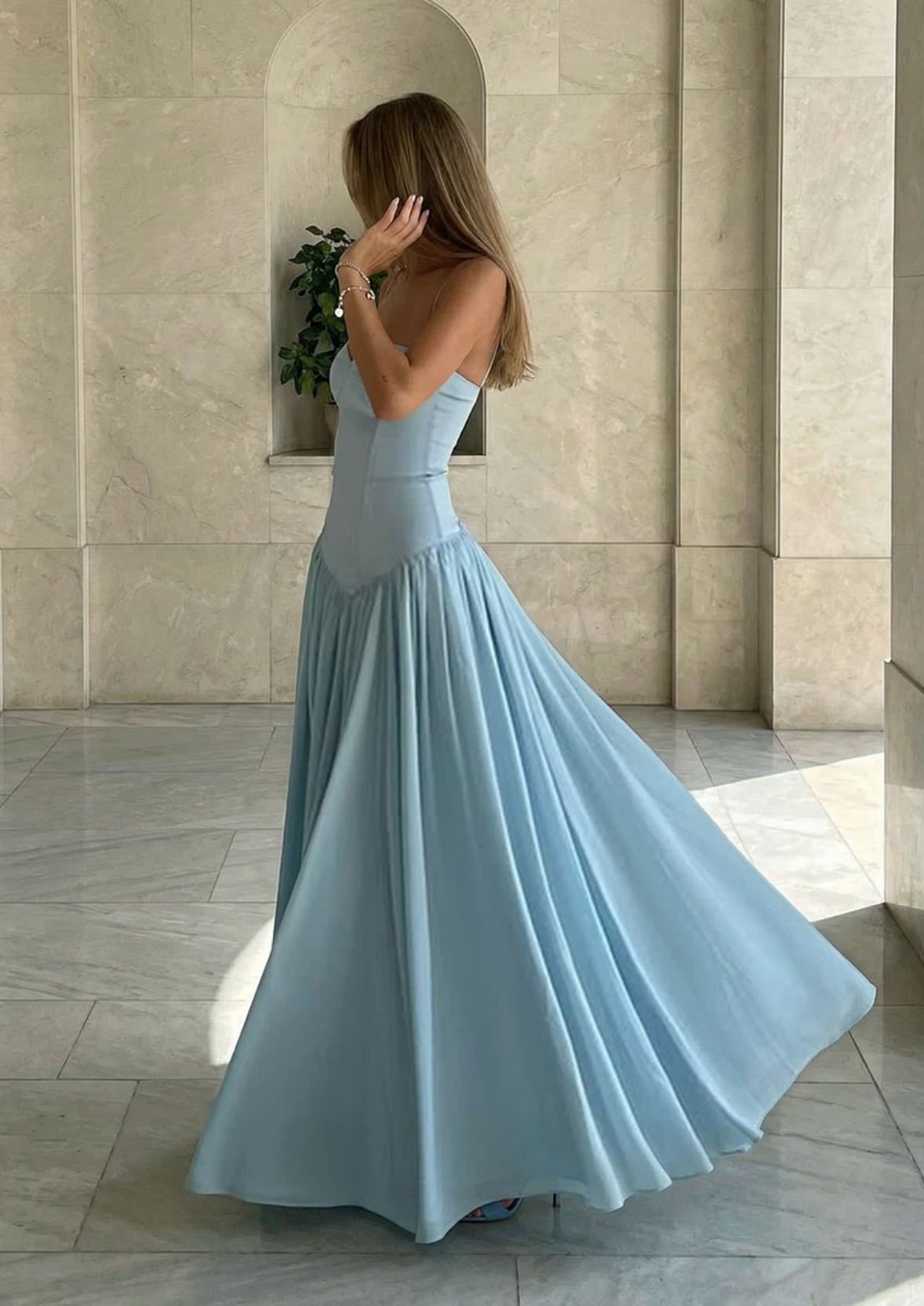 Vestido Riviera Plisado Elegance