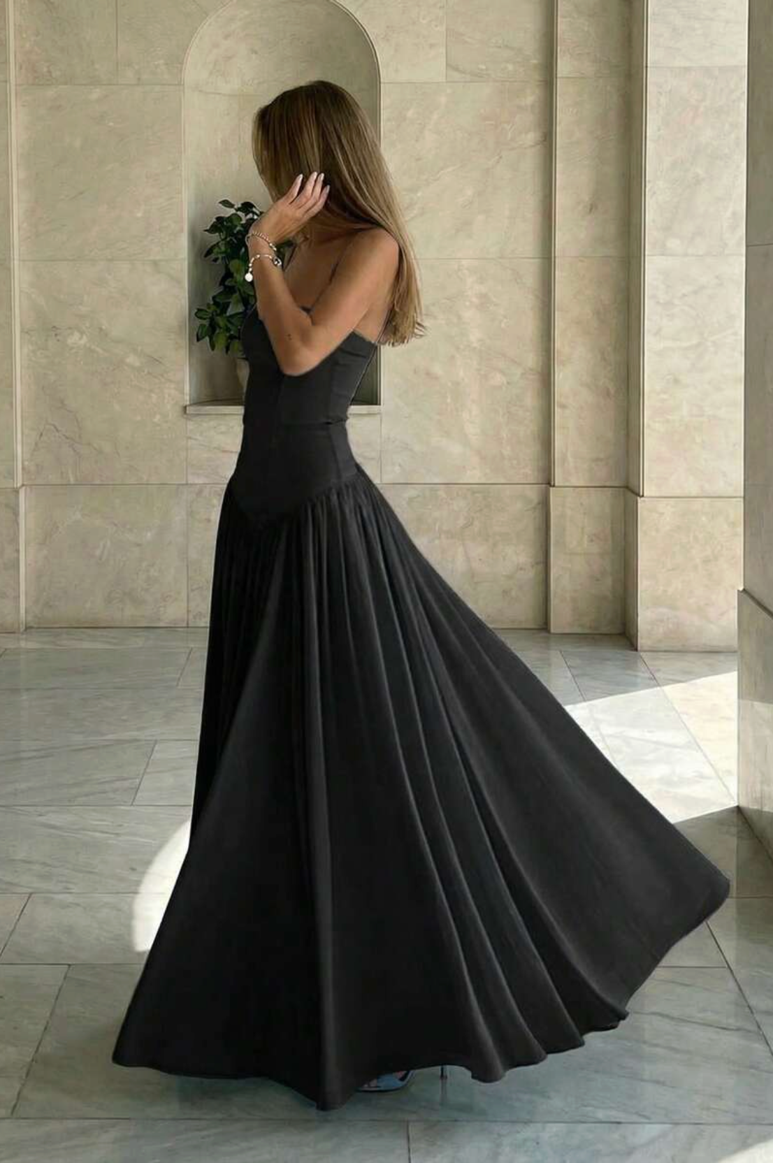 Vestido Riviera Plisado Elegance