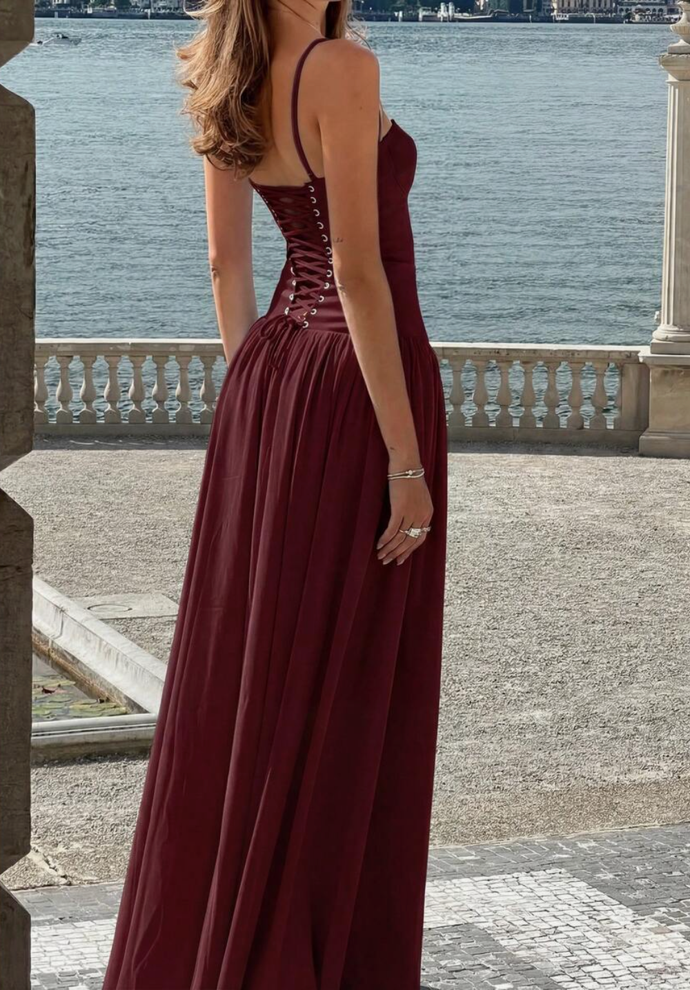 Vestido Riviera Plisado Elegance