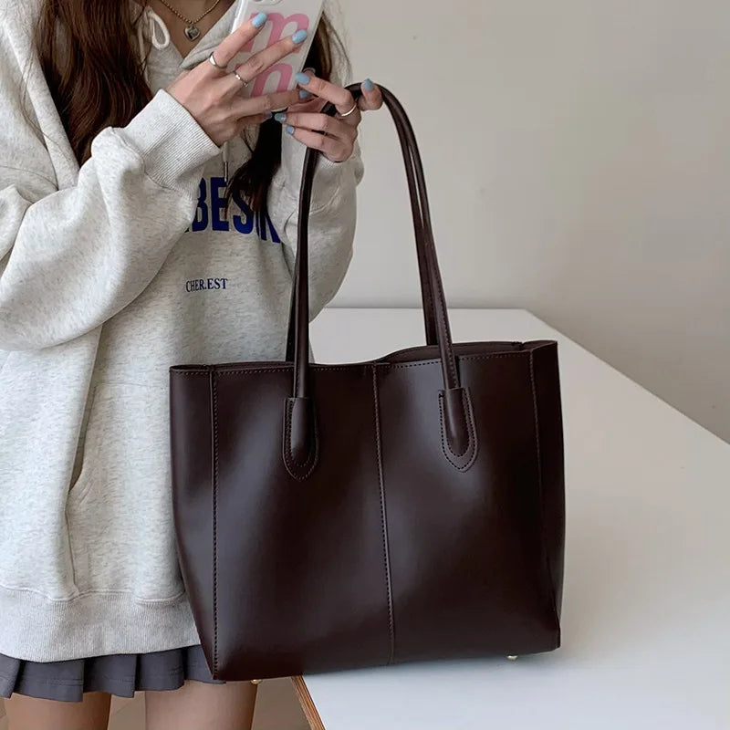 BOLSO TOTE VINTAGE DE GRAN CAPACIDAD