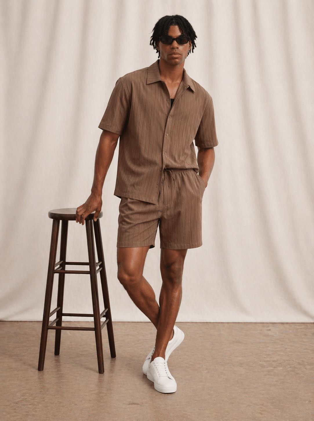 Conjunto Lino Verano Relax de Camisa y Shorts